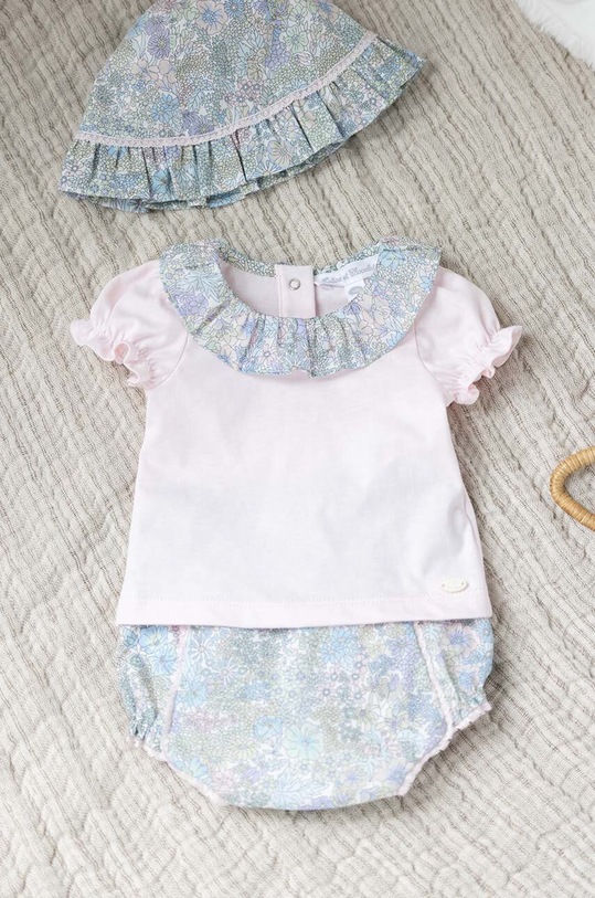 Tartine et Chocolat completo in cotone neonato/a maglia rosa TY37030.G.80