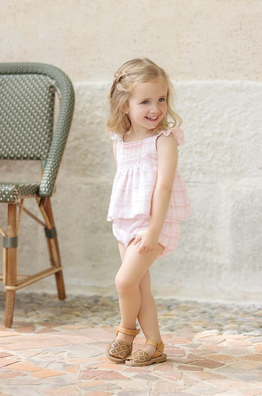 Детский хлопковый комплект Tartine et Chocolat хлопок бежевый TY37011.60.74