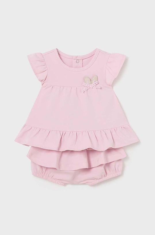 Dziewczynka Mayoral Newborn komplet niemowlęcy 2-pack 1611.2C.Newborn.PPYH różowy