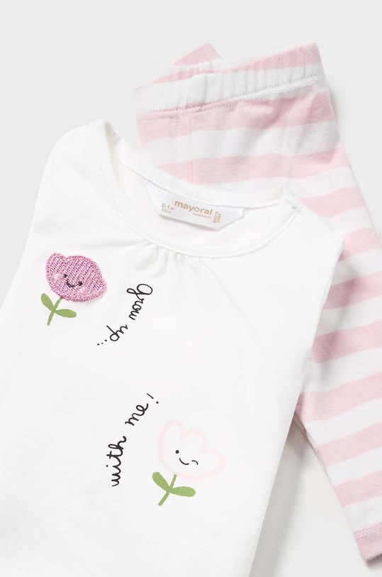 Mayoral Newborn komplet niemowlęcy 2-pack różowy 1716.2J.Newborn.PPYH
