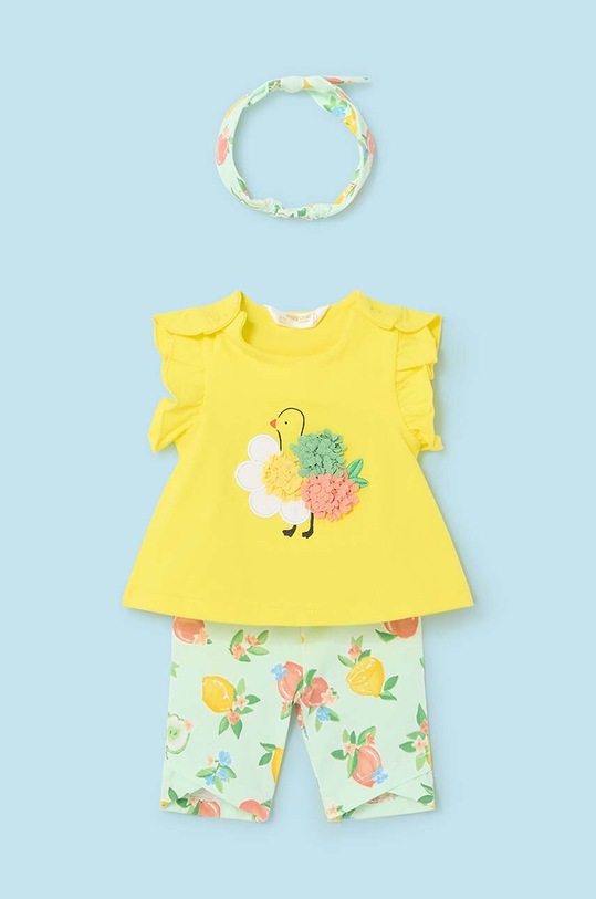 Mayoral Newborn compleu bebe tricotaj galben 1792.2H.Newborn.PPYH