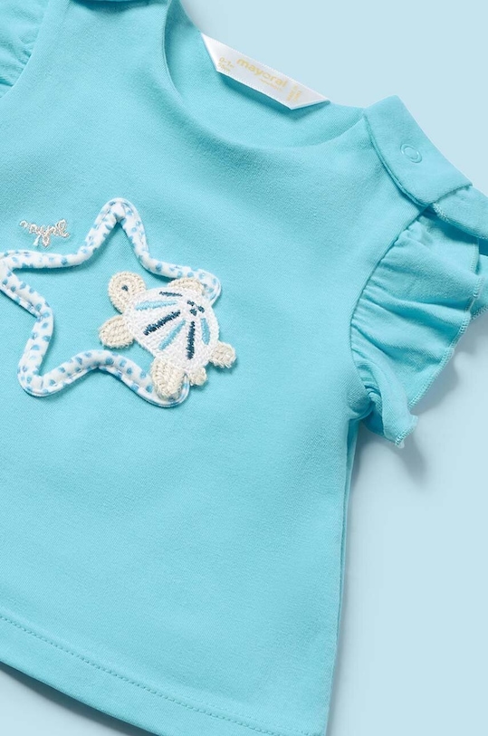 Dziewczynka Mayoral Newborn komplet niemowlęcy 1792.2H.Newborn.PPYH turkusowy