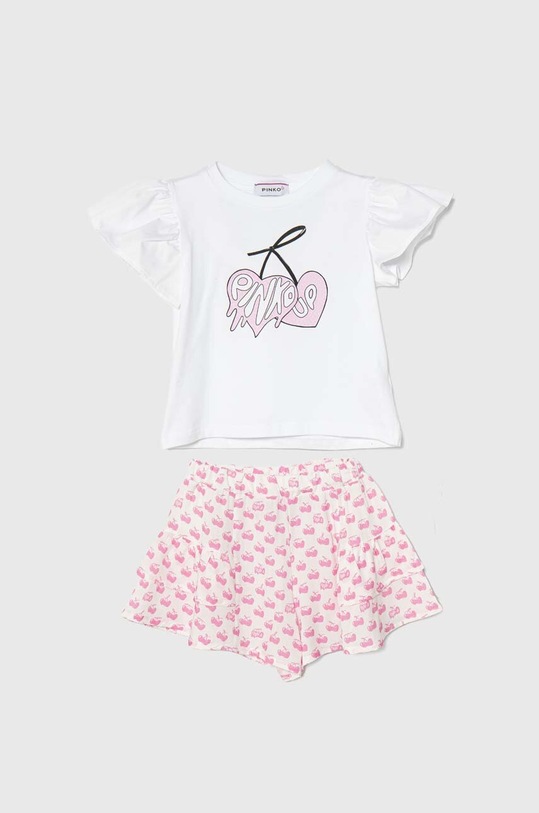Pinko Up completo bambino/a sovrastampa bianco S4PIBGTR207