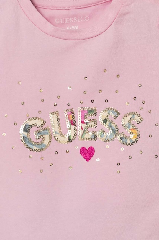 Sada pre bábätká Guess ružová A4GG06.K6YW3.PPYH