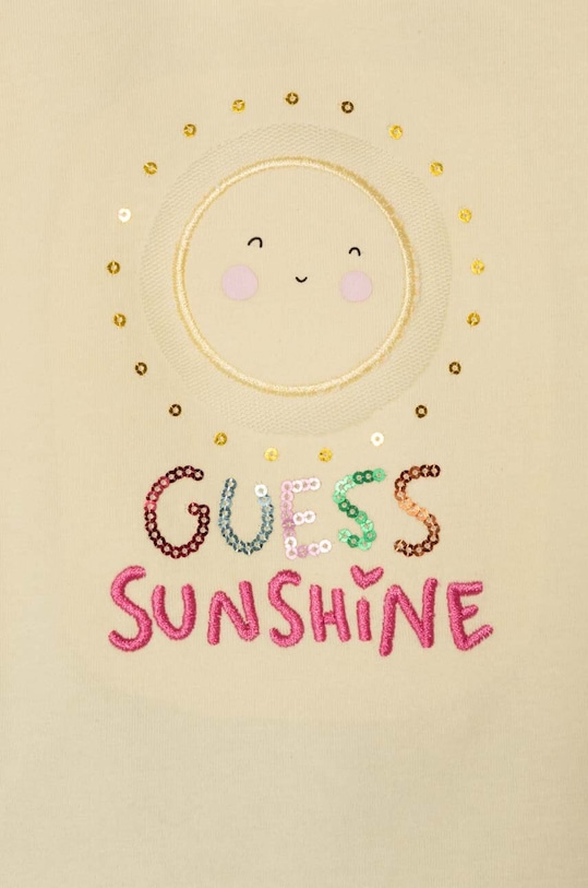 Dziewczynka Guess komplet niemowlęcy A4GG15.K6YW0.PPYH żółty