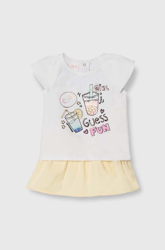 Guess komplet niemowlęcy z elastanem biały A4GG18.K6YW4.PPYH