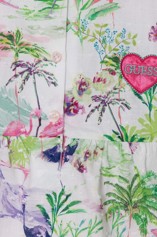 Dievča Detská bavlnená súprava Guess K4GG05.WF7D0.PPYH zelená