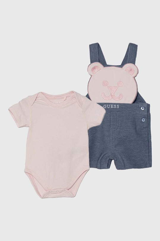 Sada pre bábätká Guess s elastanom ružová H4GW00.K6YW1.G.PPYH
