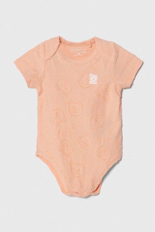 Pamučni komplet za bebe Guess H4GW04.KBU64.PPYH narančasta SS24