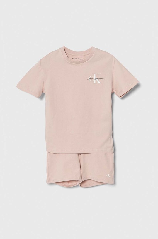 Calvin Klein Jeans komplet dziecięcy z elastanem różowy IN0IN00176.G.PPYH