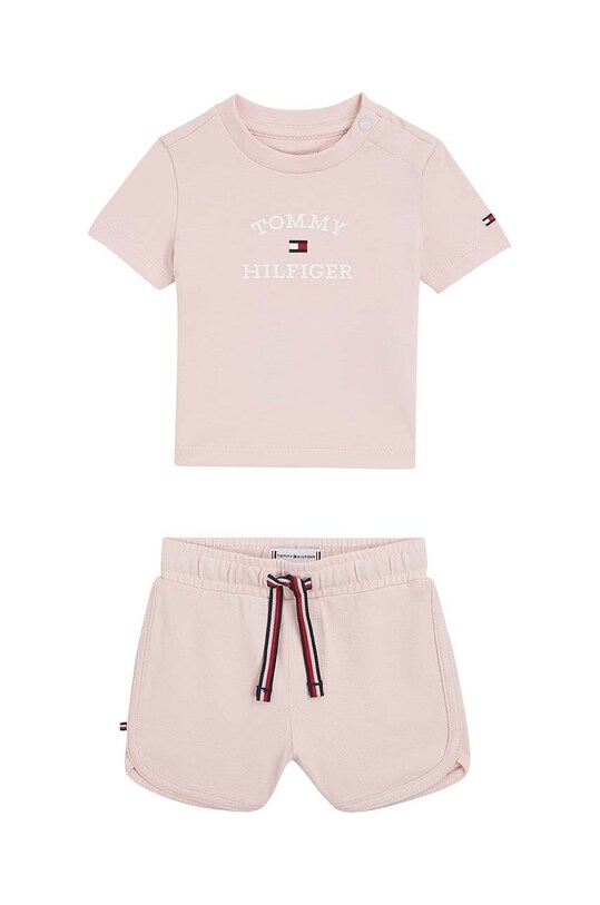 Комплект для немовлят Tommy Hilfiger з еластаном рожевий KN0KN01812.G.PPYH