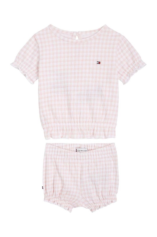 Tommy Hilfiger baba szett mintás rózsaszín KN0KN01832.PPYH