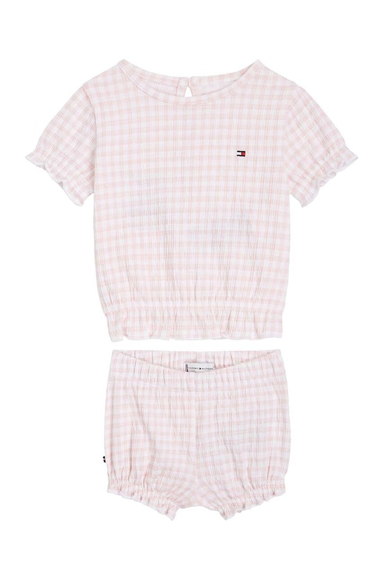 Tommy Hilfiger baba szett mintás rózsaszín KN0KN01832.PPYH