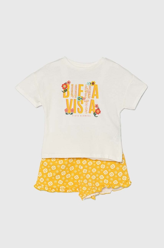 Дитячий бавовняний комплект zippy візерунок жовтий 3105950201