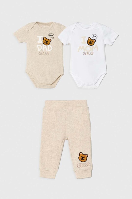 Guess komplet niemowlęcy dzianina beżowy H4RW11.KAE10.PPYH