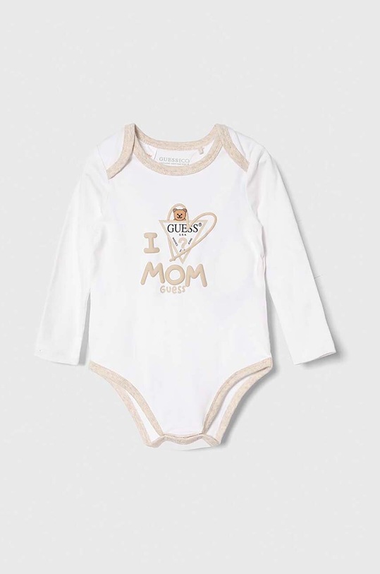 Guess komplet bawełniany niemowlęcy beżowy H4RW15.J1314.PPYH