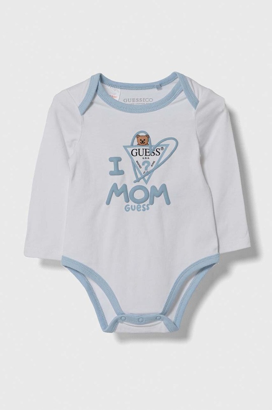 Guess komplet bawełniany niemowlęcy H4RW15.J1314.PPYH niebieski SS24
