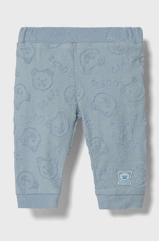 Guess komplet bawełniany niemowlęcy niebieski H4RW15.J1314.PPYH