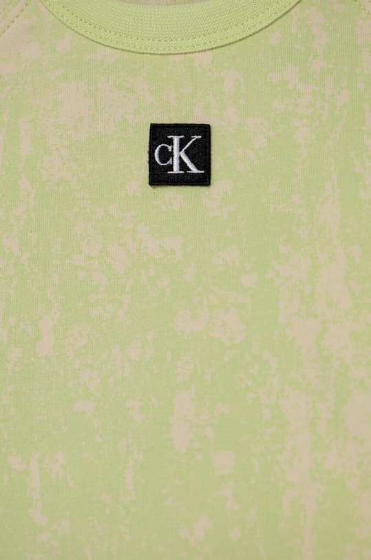 Calvin Klein Jeans dres dziecięcy zielony IN0IN00142.PPYH