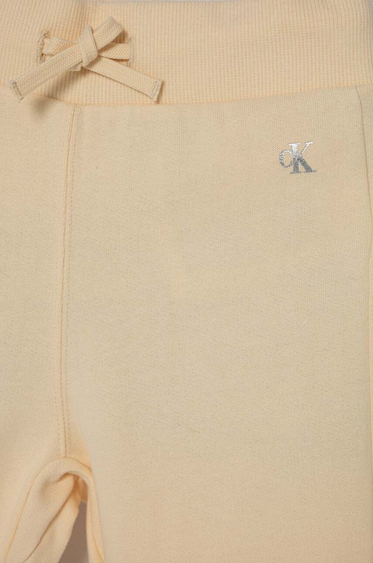 Chłopiec Calvin Klein Jeans dres bawełniany dziecięcy IN0IN00143.PPYH pomarańczowy