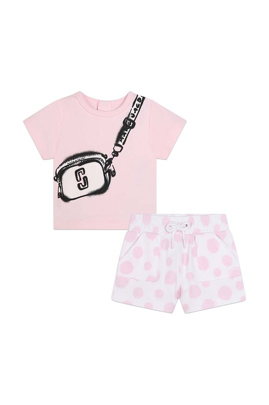 Marc Jacobs komplet dziecięcy nadruk różowy W60153.71.81