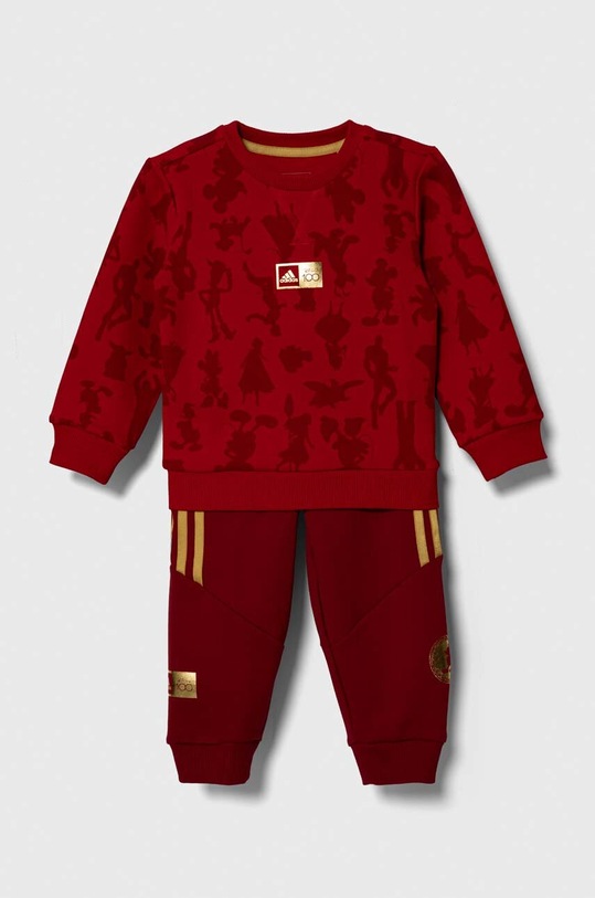 adidas gyerek melegítő mintás burgundia IN7291