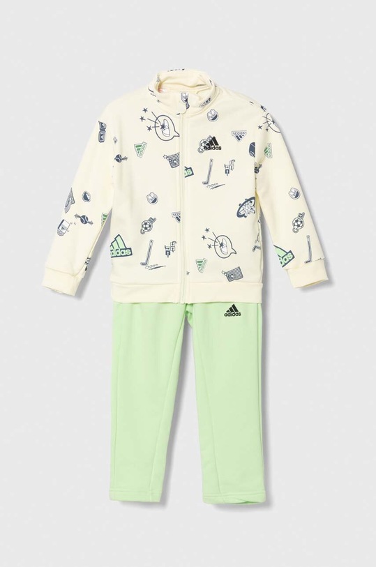 adidas trening copii tricotaj verde IS3768