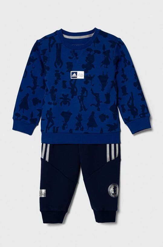 adidas dres dziecięcy dzianina granatowy IT8782