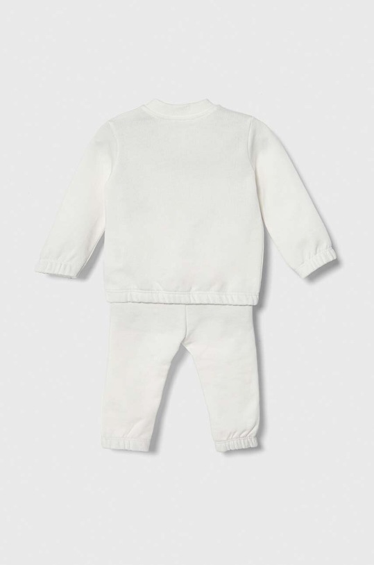Detská bavlnená tepláková súprava United Colors of Benetton 3J70AK00G.W.Seasonal biela SS24