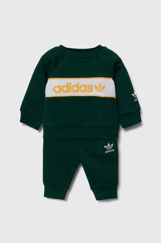 adidas Originals komplet dziecięcy dzianina zielony IP2687