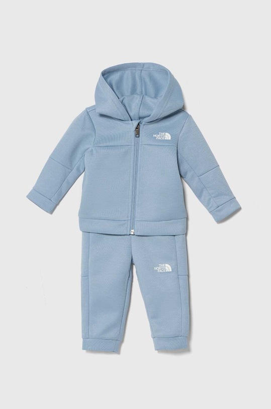 The North Face dres niemowlęcy EASY FZ SET nadruk niebieski NF0A877H