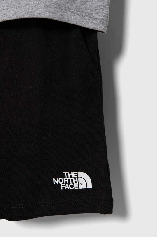 The North Face komplet bawełniany dziecięcy SUMMER SET szary NF0A87BG
