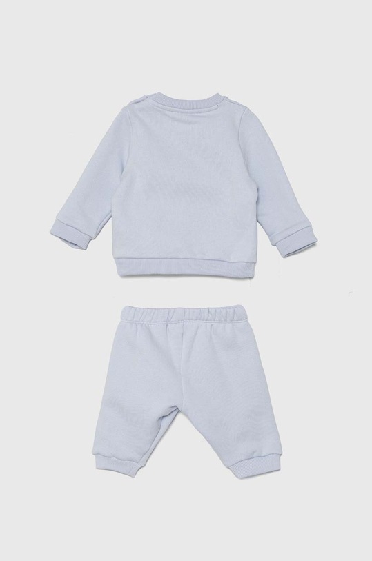 Lacoste dres bawełniany niemowlęcy 4J5287.PPYH niebieski SS24