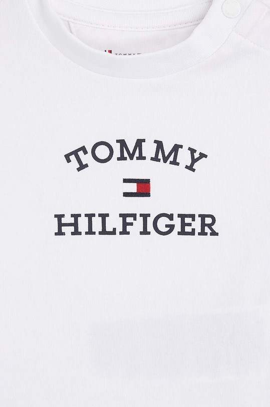 Chłopiec Tommy Hilfiger komplet niemowlęcy KN0KN01812.PPYH biały
