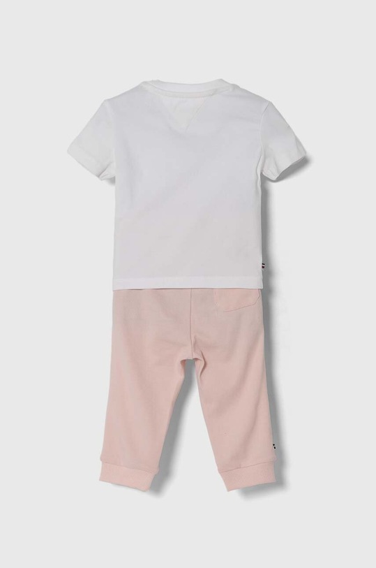 Chłopiec Tommy Hilfiger komplet niemowlęcy KN0KN01821.PPYH różowy