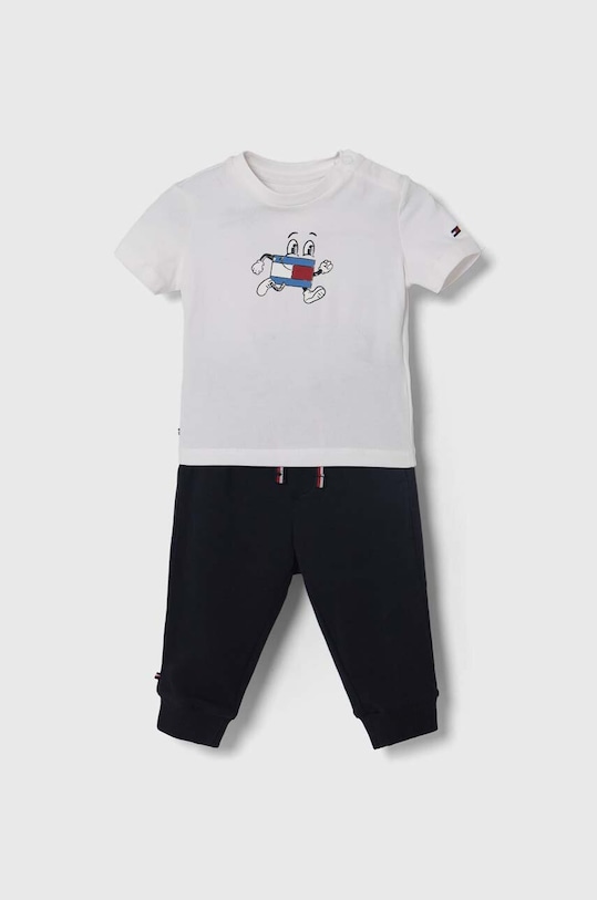 Tommy Hilfiger komplet niemowlęcy KN0KN01821.PPYH granatowy SS24