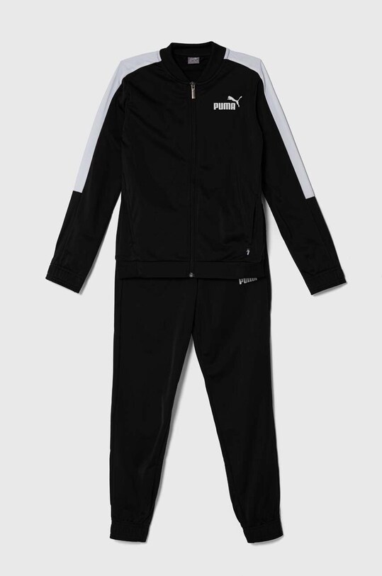 Детский спортивный костюм Puma Baseball Poly Suit cl трикотаж чёрный 679670