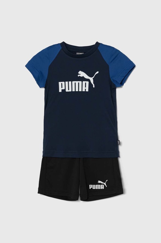 Puma komplet dziecięcy Short Polyester Set B dzianina granatowy 847311