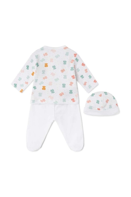 Tous komplet bawełniany niemowlęcy Joy.2007 biały SS24