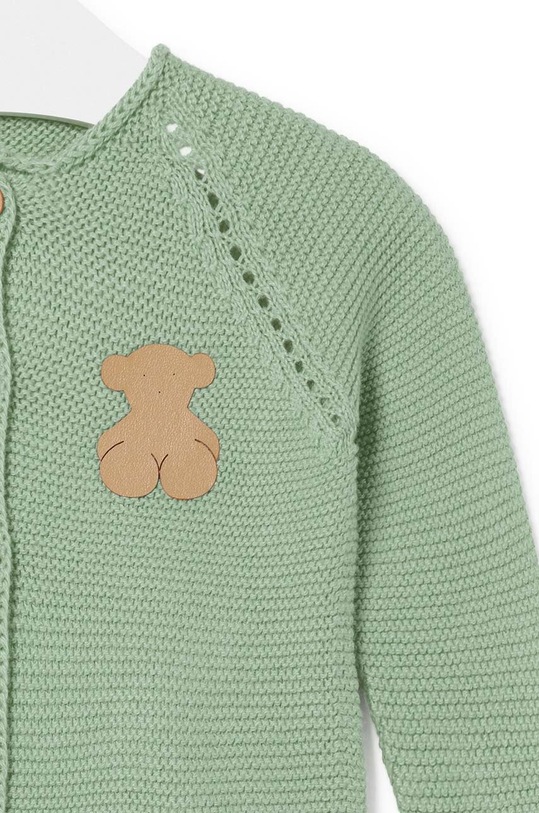 Tous komplet bawełniany niemowlęcy zielony Tricot.2001