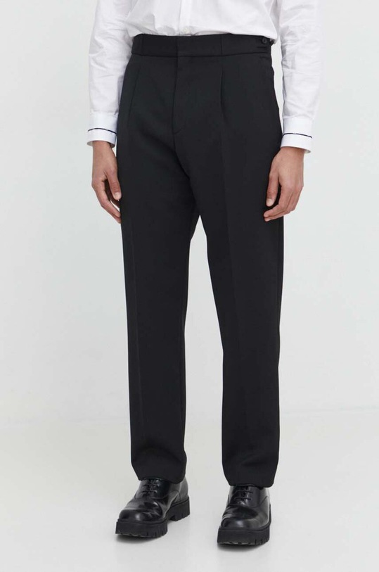 HUGO komplet z domieszką wełny 50507106 czarny