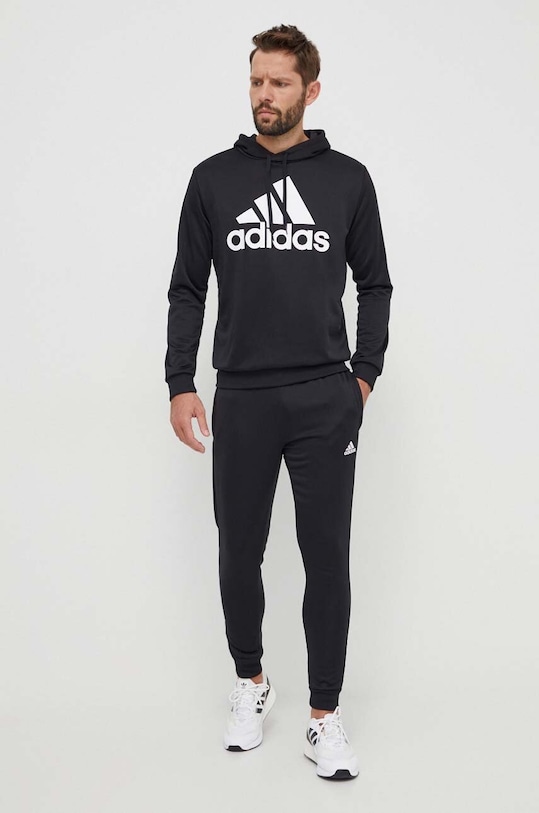 adidas melegítő szett sima fekete IP1610