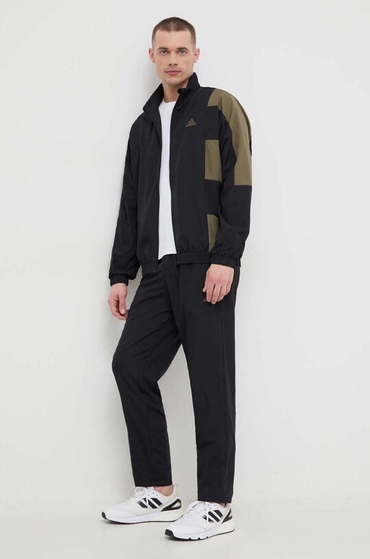 Спортивний костюм adidas тканина чорний IP1613
