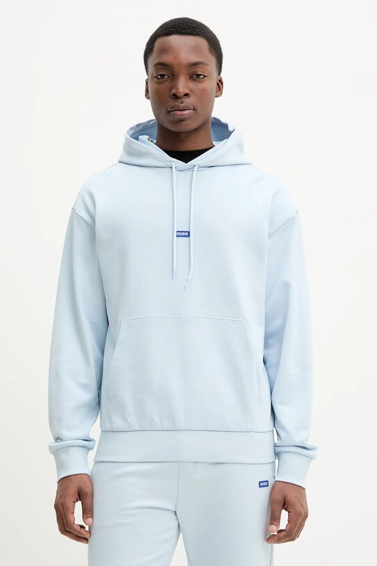 Îmbrăcăminte HUGO Blue trening din bumbac NalonsoNap 50522369 albastru