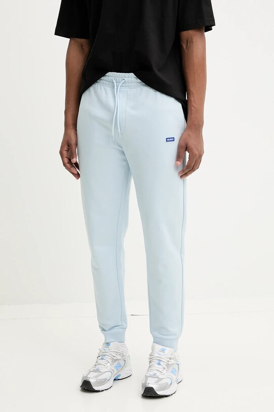 HUGO Blue trening din bumbac NalonsoNap albastru 50522369