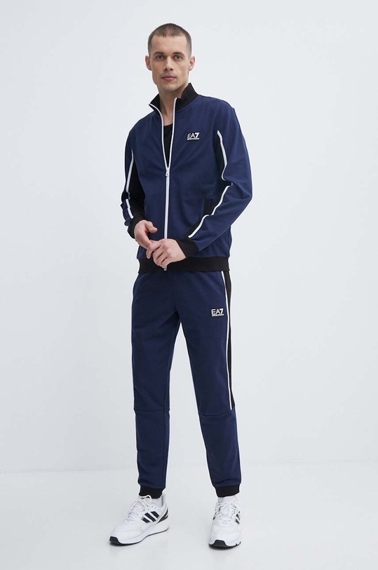 EA7 Emporio Armani trening din bumbac bumbac bleumarin PJMHZ.3DPV73.1554
