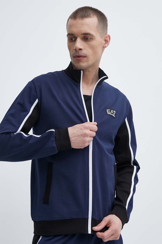 Îmbrăcăminte EA7 Emporio Armani trening din bumbac PJMHZ.3DPV73.1554 bleumarin