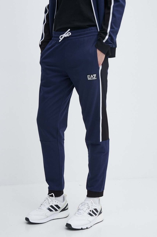 EA7 Emporio Armani trening din bumbac bleumarin PJMHZ.3DPV73.1554
