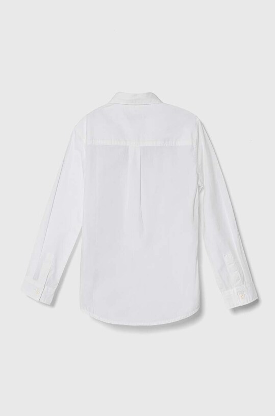 Otroška bombažna srajca Calvin Klein Jeans IB0IB01962.104.116.PPYH bela SS24