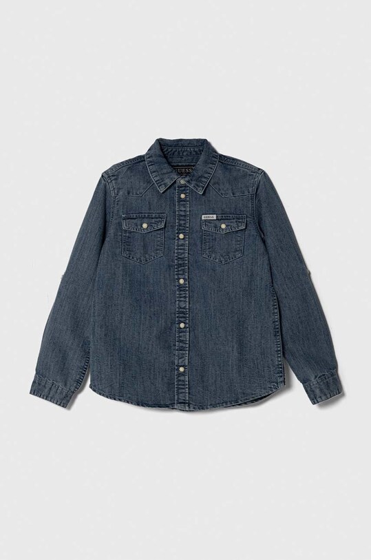 Детская джинсовая рубашка Guess casual голубой L4RH01.D4UE0.PPYH